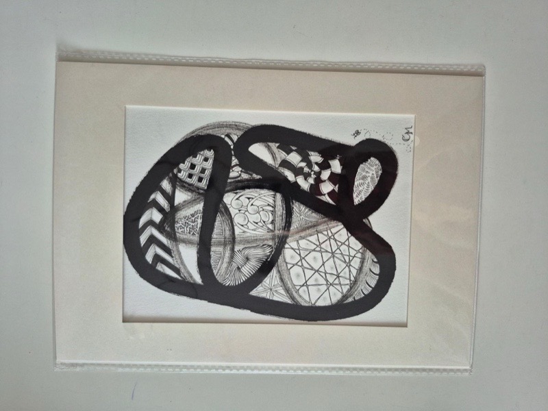 Œuvres Zentangle de Christelle Mendelssohn